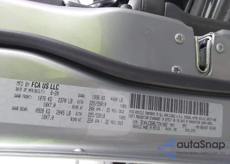 2020 Jeep Compass Altitude Fwd from USA, damaged, VIN 3C4NJCBB8LT241802